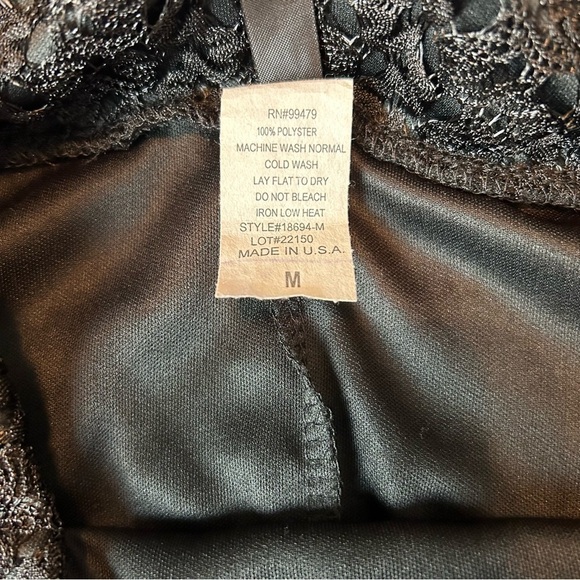 Ashley Blue Black Lace Fully Lined Maxi Skirt - Picture 2 of 13